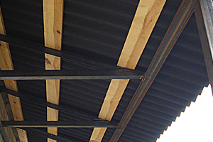 Возведение крыши